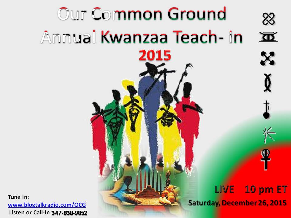 Kwanzaa 2015 teach in