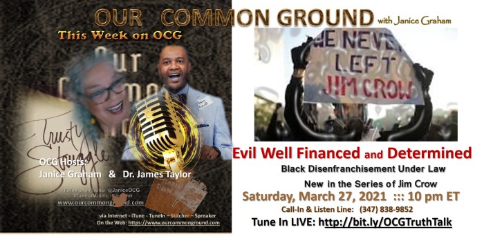 3-27-21 Jim Crow 2