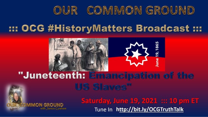 Juneteenth banner