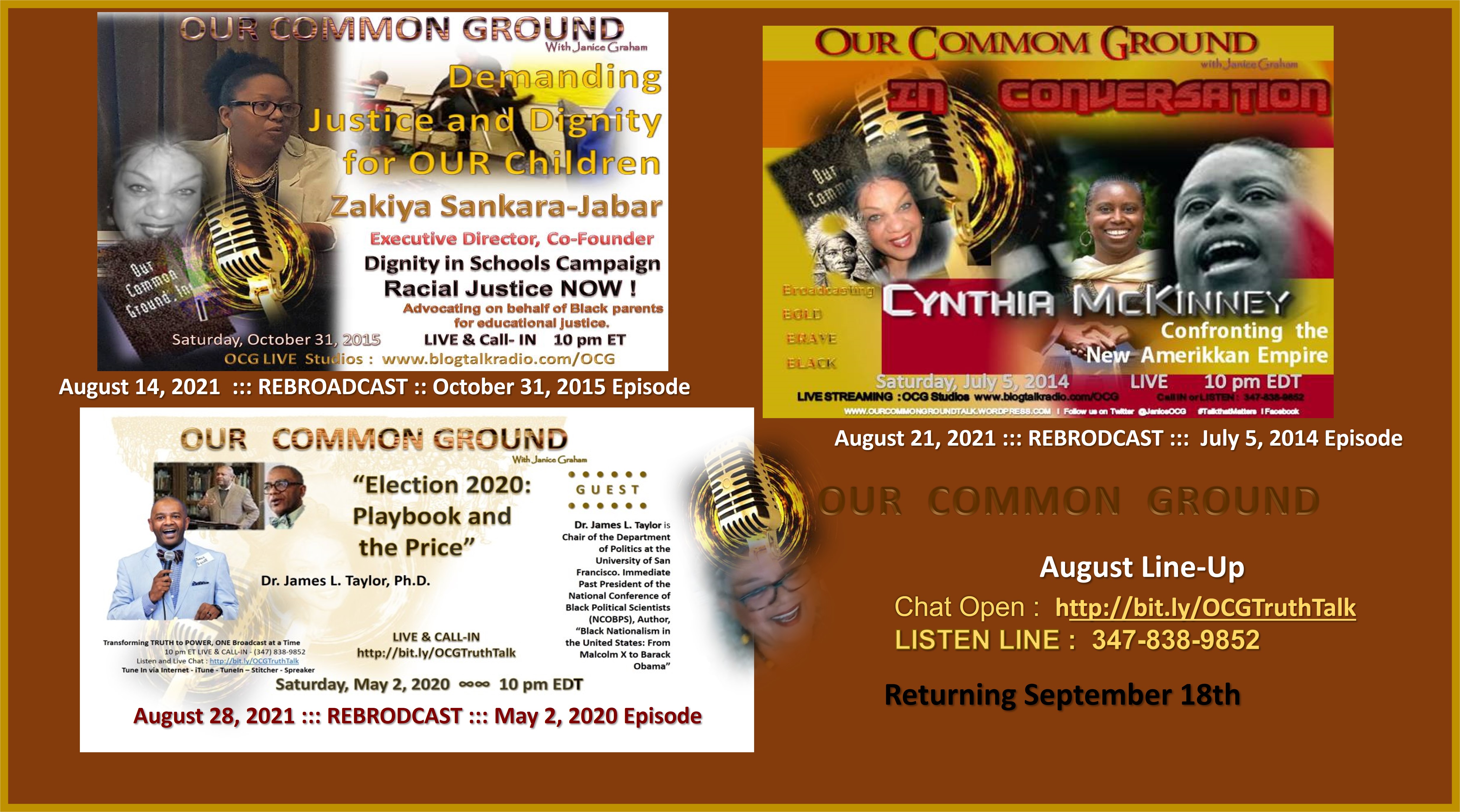 Aug 2021 Rebroadcast